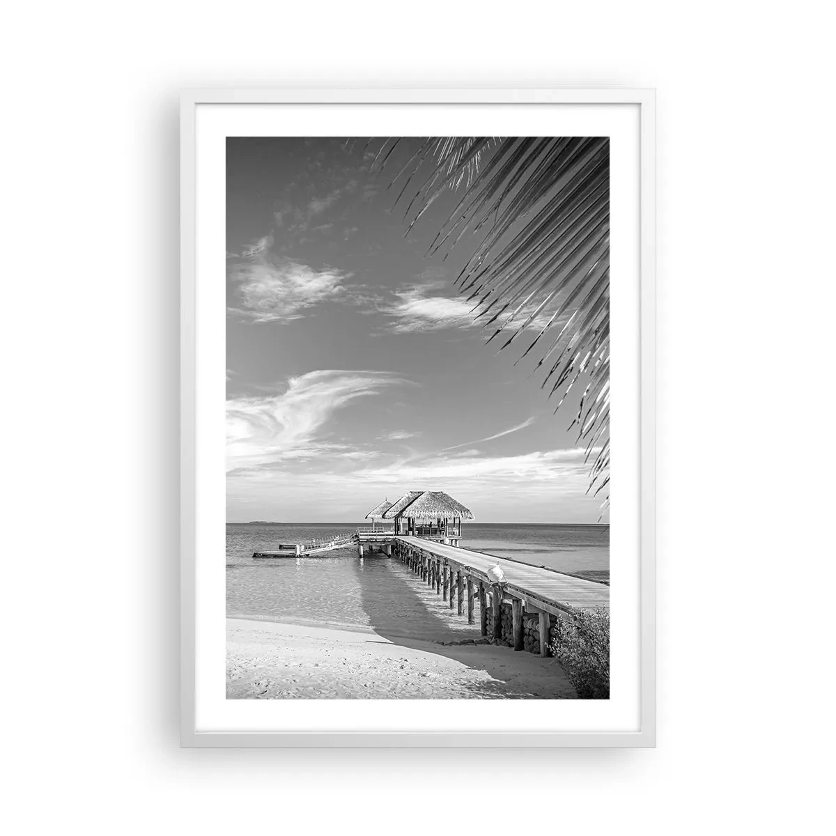 Affiche dans un cadre blanc - Poster - Souvenirs ou rêve? - 50x70 cm