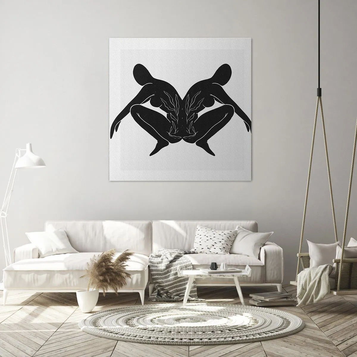 Impression sur toile - Image sur toile - Une âme commune - 70x70 cm