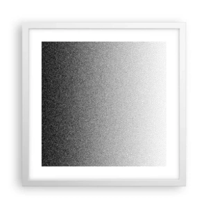 Affiche dans un cadre blanc - Poster - Du coté de la lumière - 40x40 cm