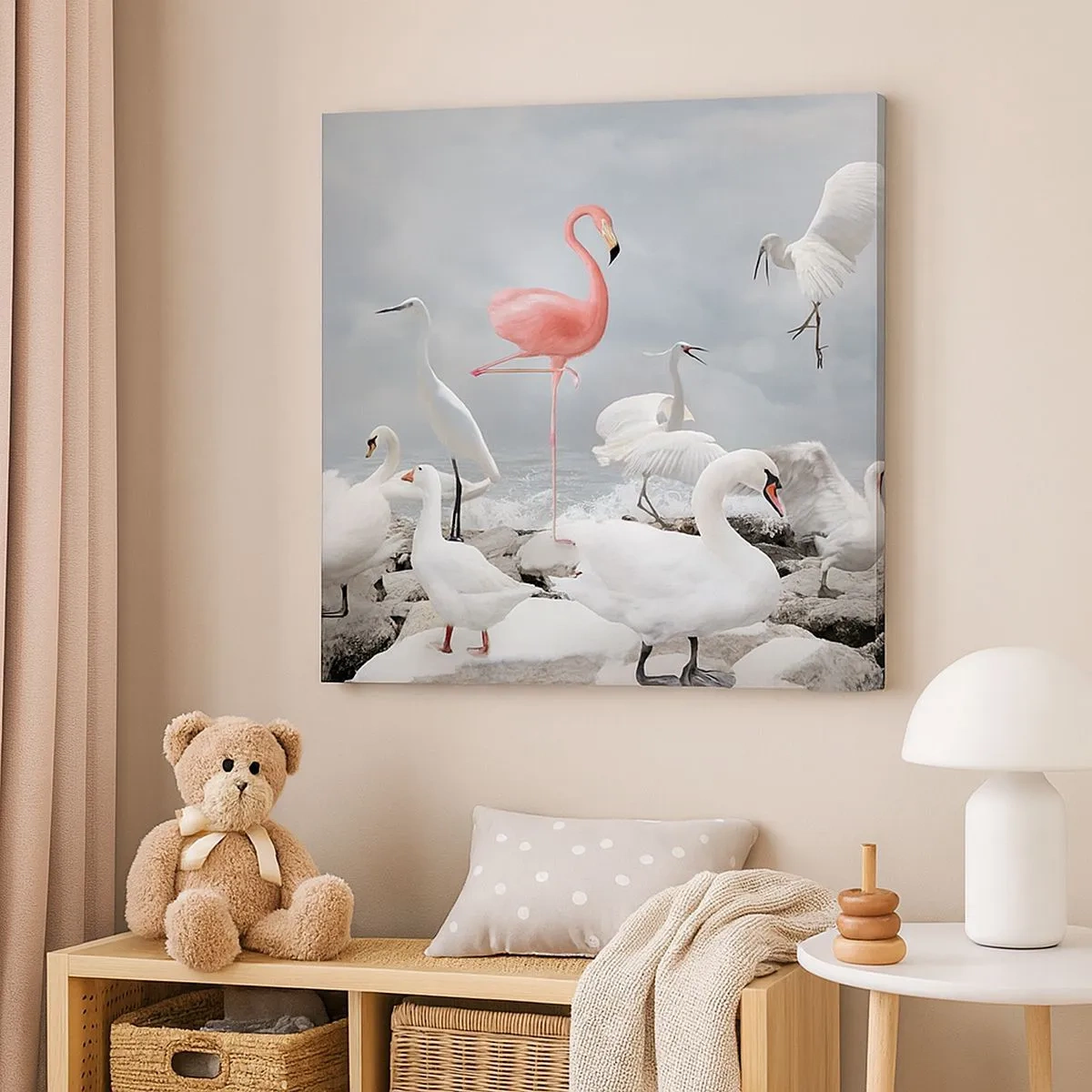 Impression sur toile - Image sur toile - Comment suis-je arrivé là? - 30x30 cm