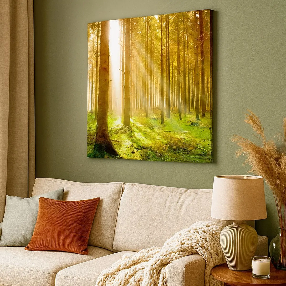 Impression sur toile - Image sur toile - Les elfes vont bientôt apparaître - 30x30 cm