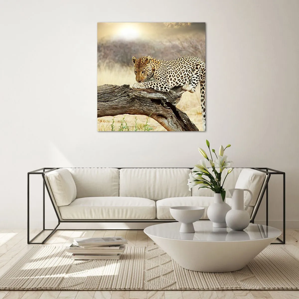 Impression sur verre - Image sur verre - Je suis ma propre route - 40x40 cm