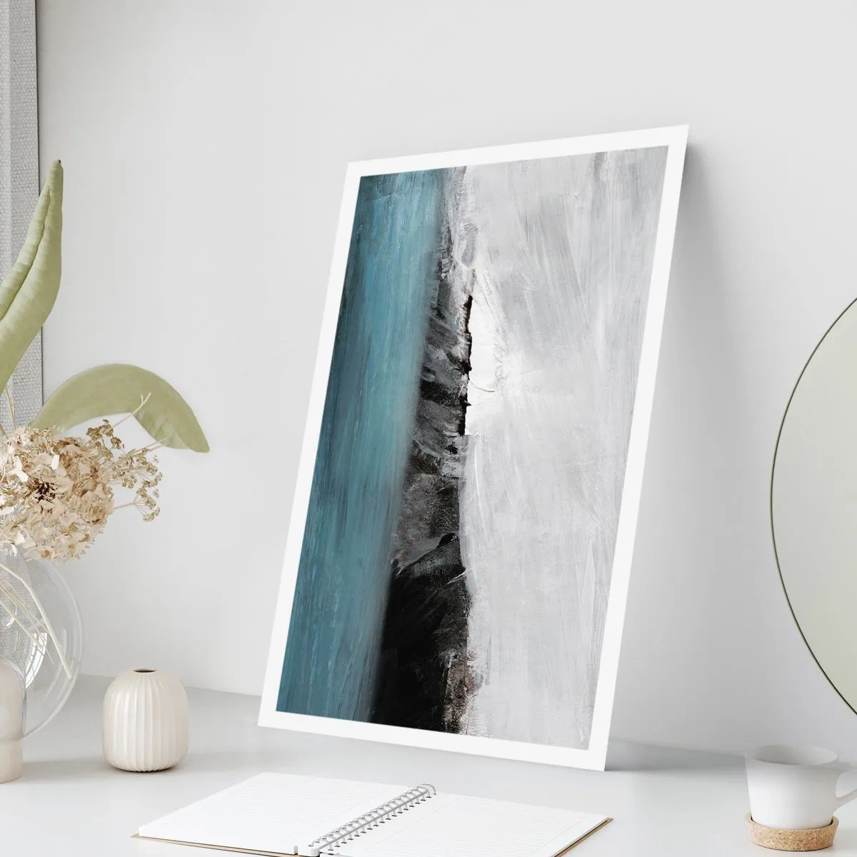 Affiche - Poster - Eau – terre : choc des éléments - 61x91 cm