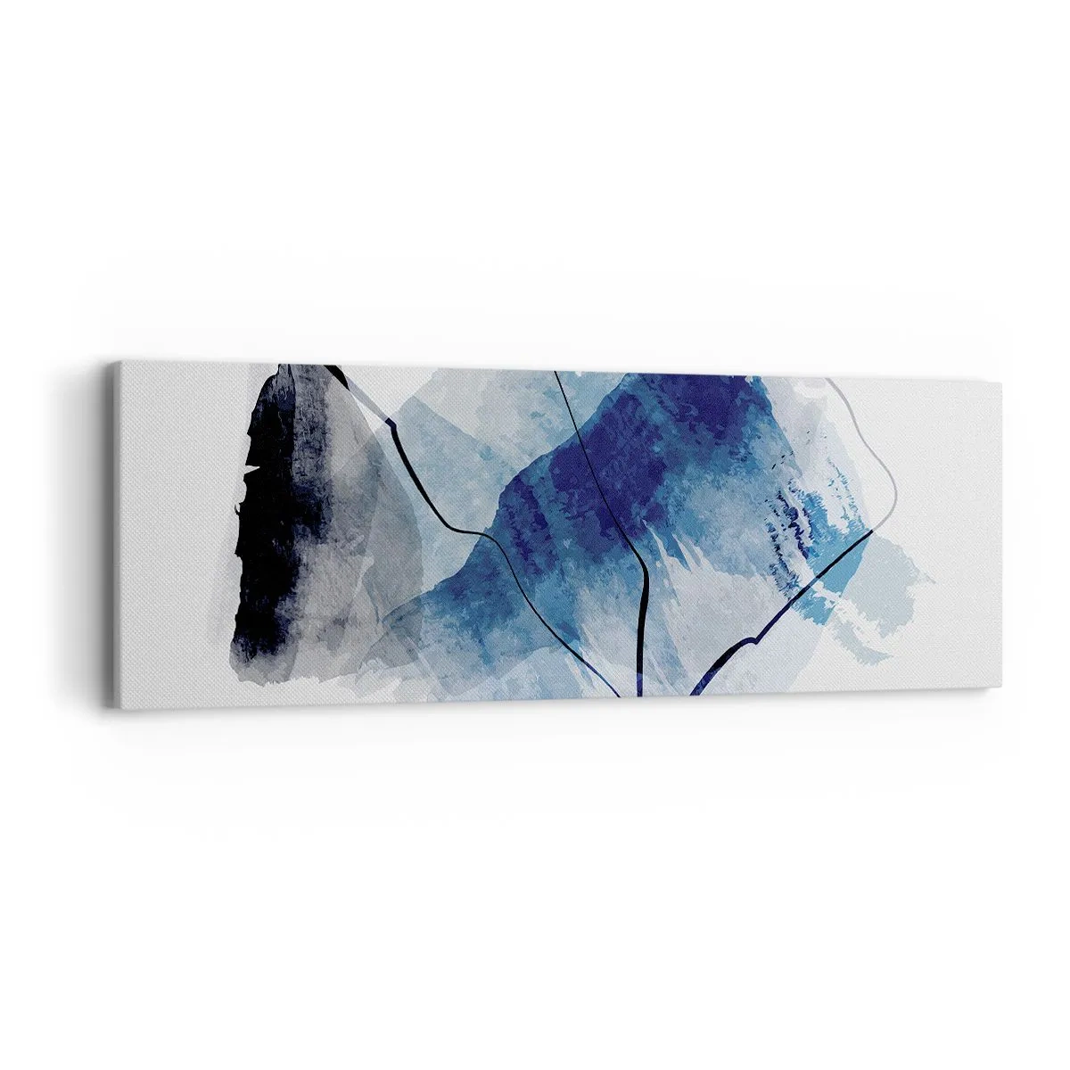 Impression sur toile - Image sur toile - Montagne de glace - 90x30 cm