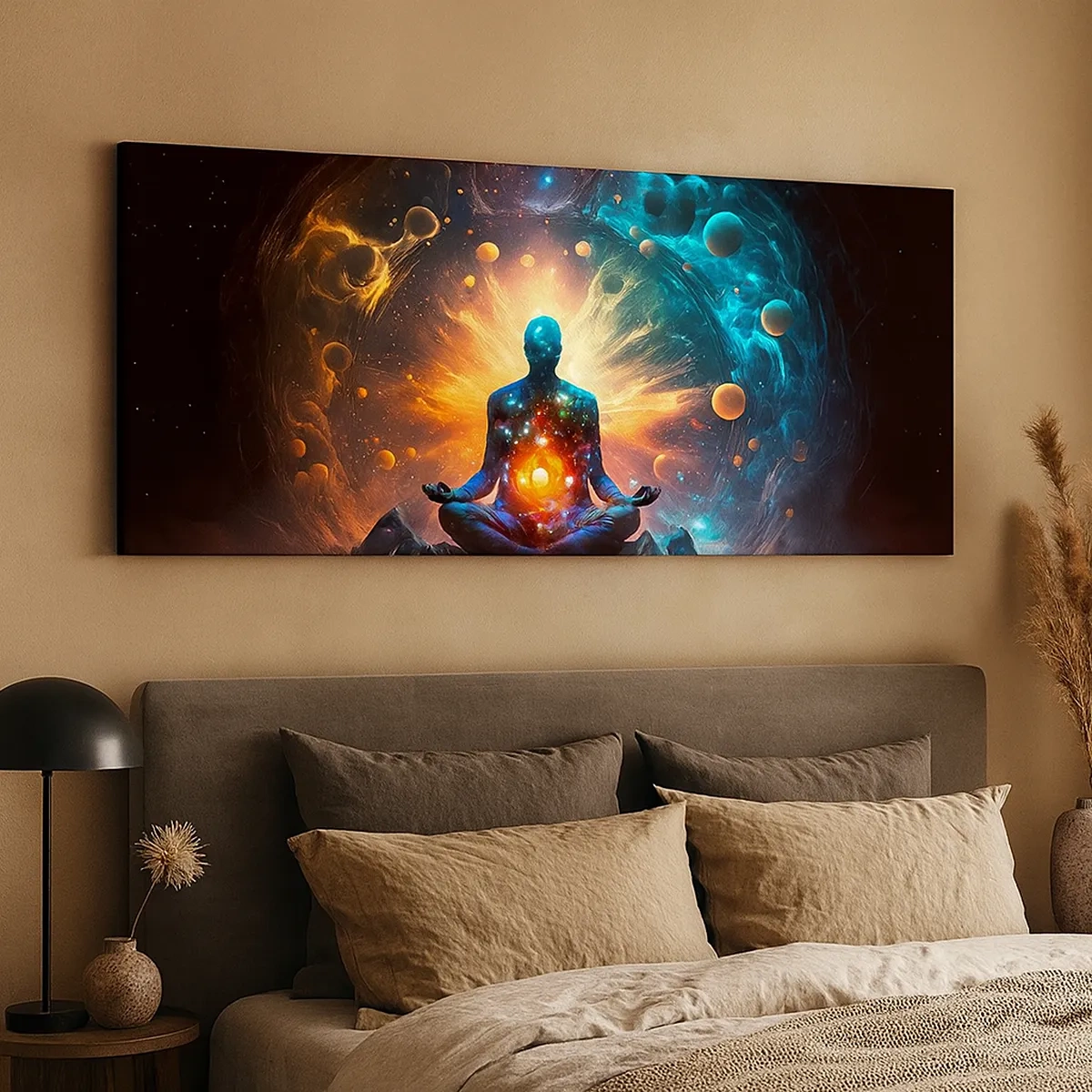 Impression sur toile - Image sur toile - Paix cosmique - 30x30 cm