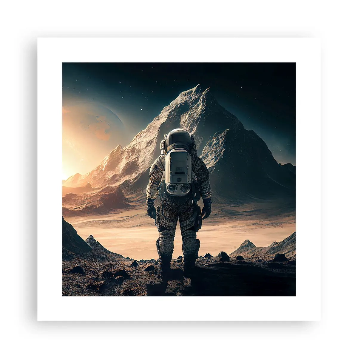 Affiche - Poster - Nouveau défi - 40x40 cm