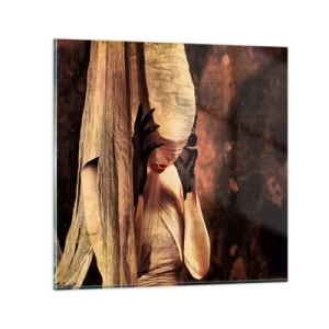 Impression sur verre - Image sur verre - Entre le bon et le mauvais - 30x30 cm