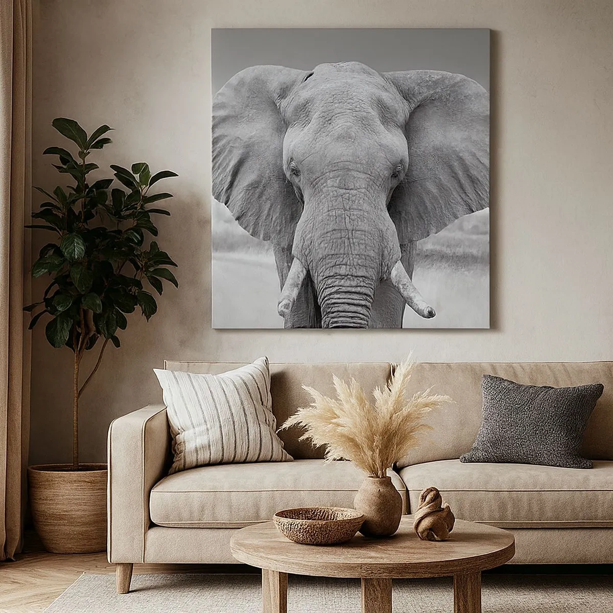 Impression sur toile - Image sur toile - Bienvenue dans mon monde - 30x30 cm