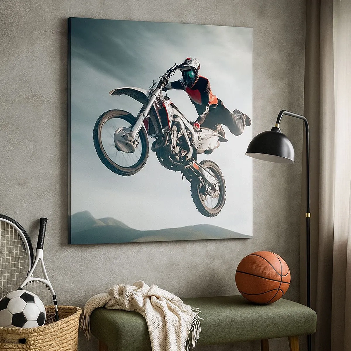 Impression sur toile - Image sur toile - Il n'y a pas de plaisir sans risque - 30x30 cm