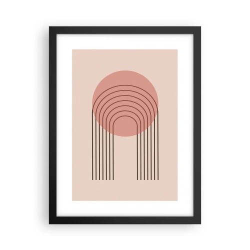 Affiche dans un cadre noir - Poster - Attraction irrésistible - 30x40 cm