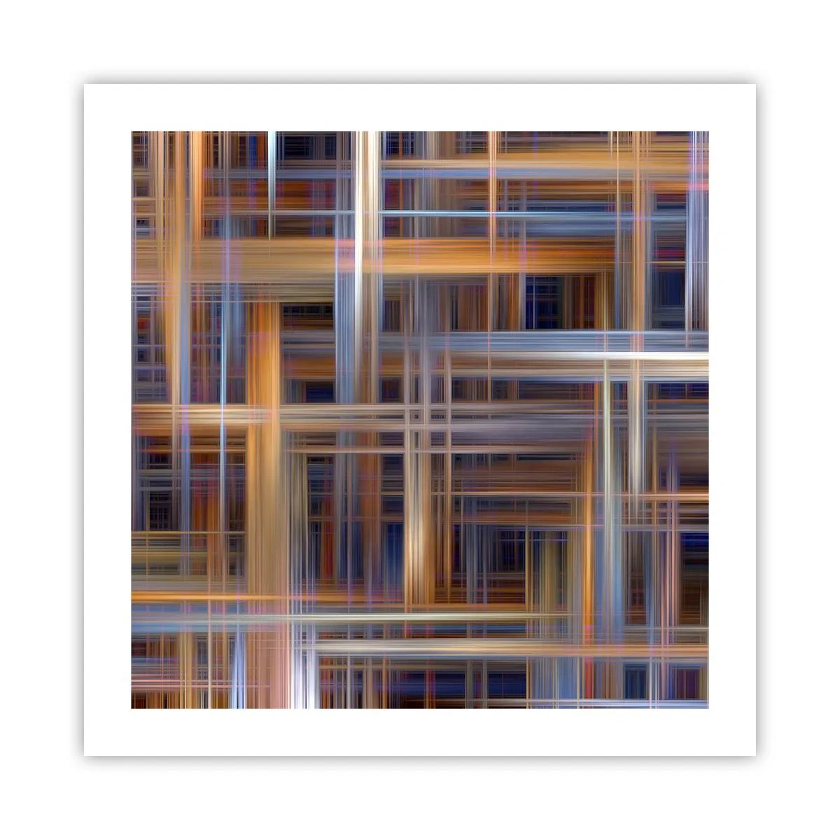 Affiche - Poster - Tissé de lumière - 50x50 cm