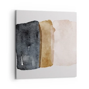 Impression sur toile - Image sur toile - Composition de couleurs de la terre - 60x60 cm