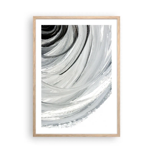 Affiche dans un chêne clair - Poster - Composition orbitale - 50x70 cm