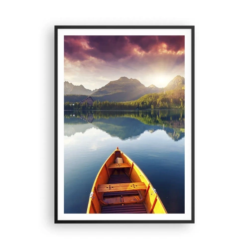 Affiche dans un cadre noir - Poster - Rien contre nature - 70x100 cm