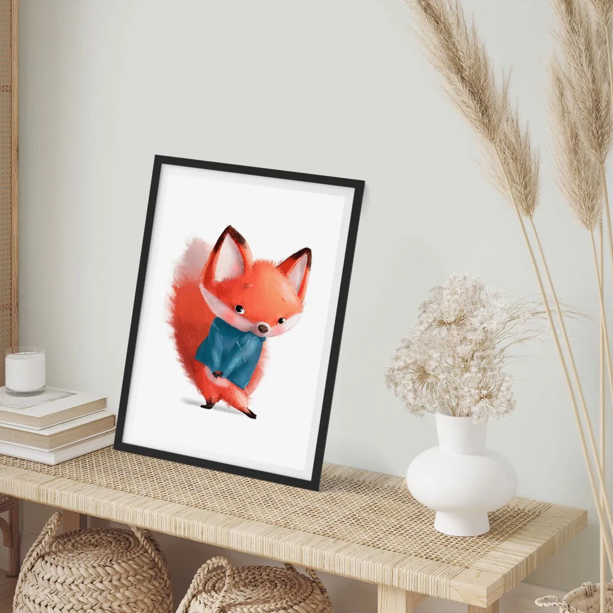 Affiche dans un cadre noir - Poster - Est-ce que ça me va? - 40x50 cm