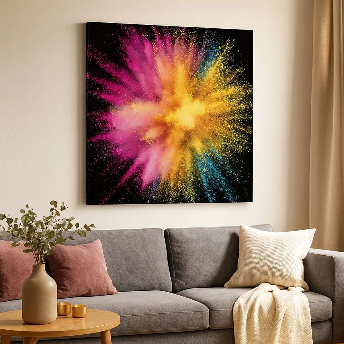 Impression sur toile - Image sur toile - Origine des couleurs - 30x30 cm