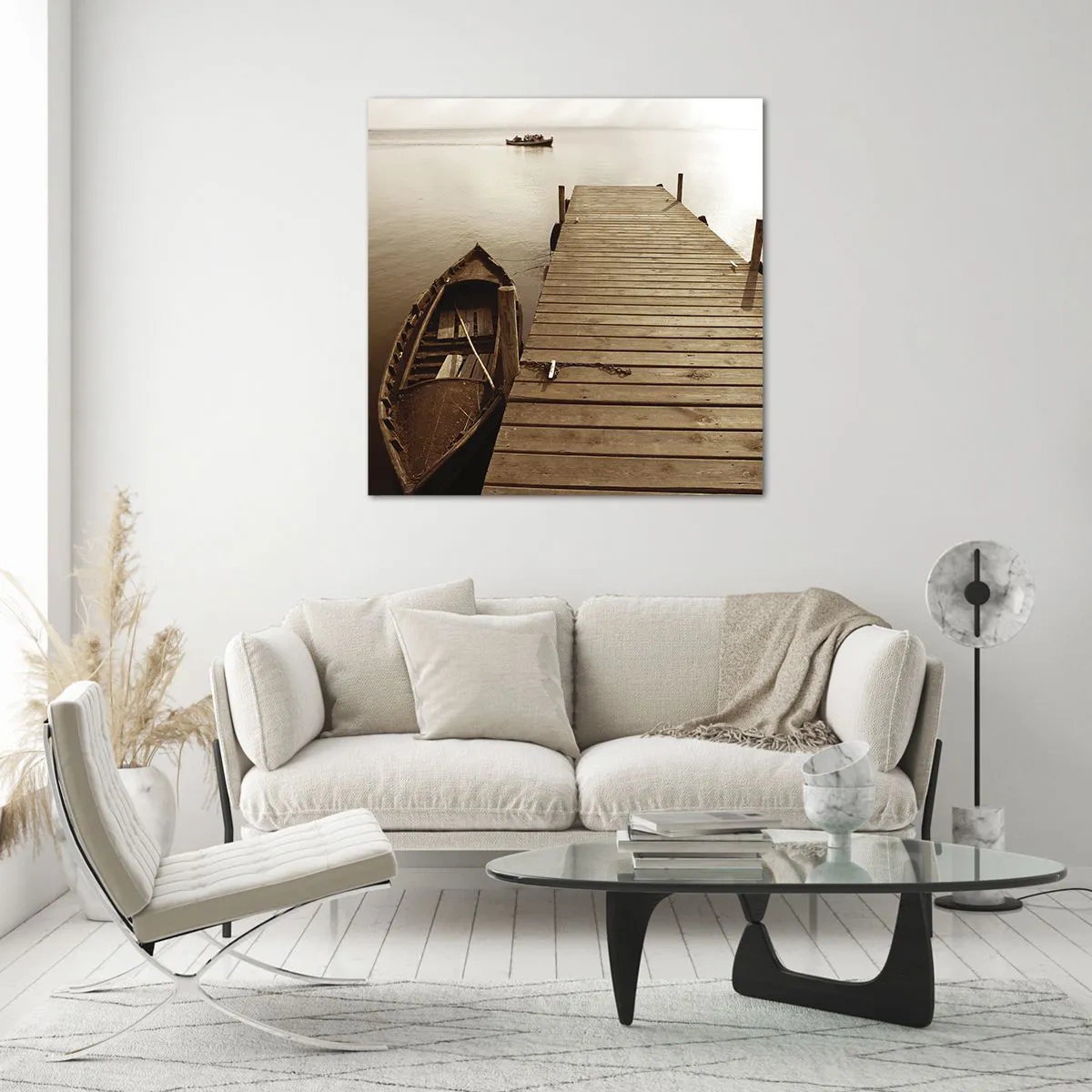 Impression sur verre - Image sur verre - Le grand silence - 40x40 cm