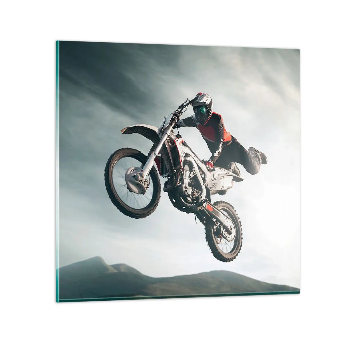 Impression sur verre - Image sur verre - Il n'y a pas de plaisir sans risque - 50x50 cm