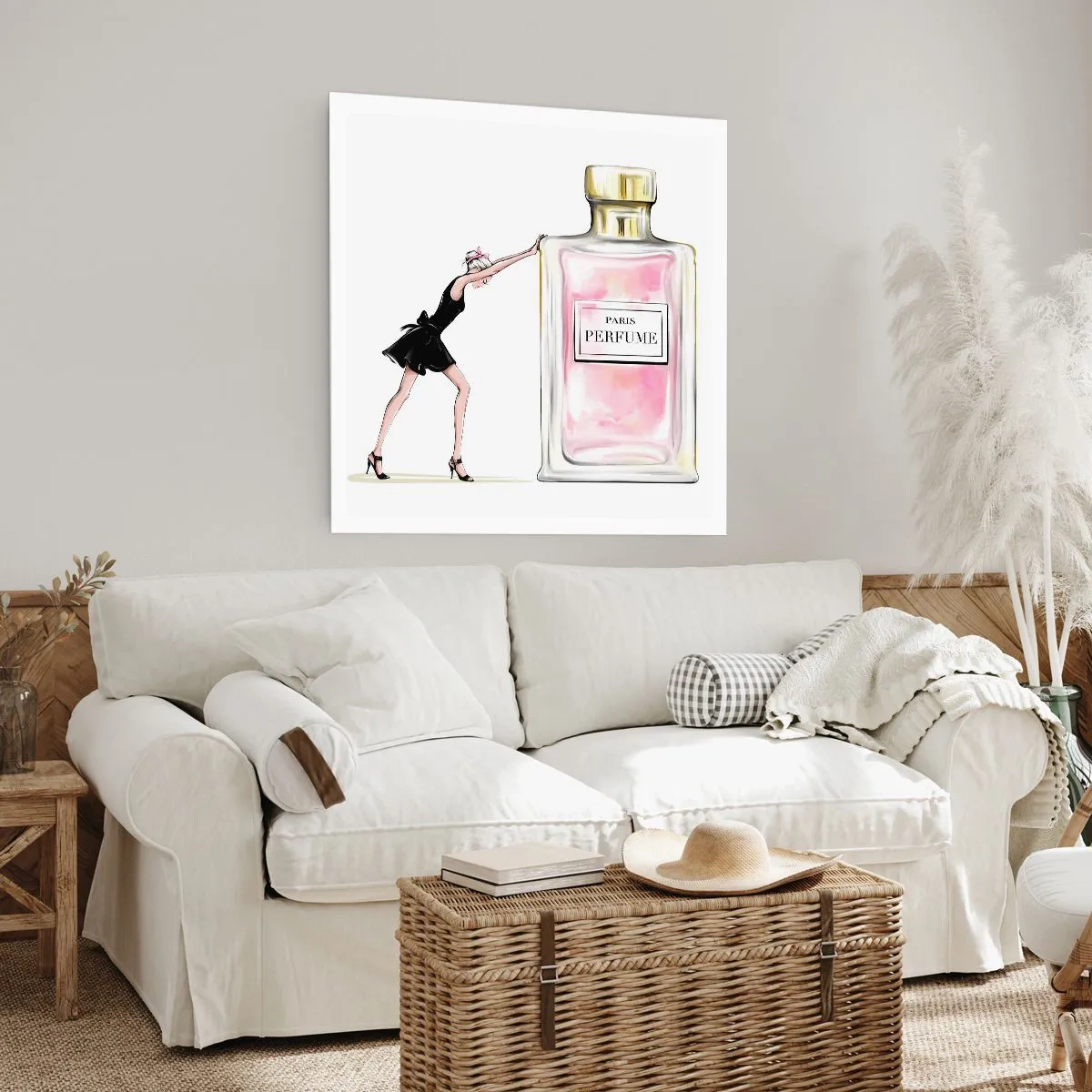 Affiche - Poster - L'essence des femmes - 50x50 cm