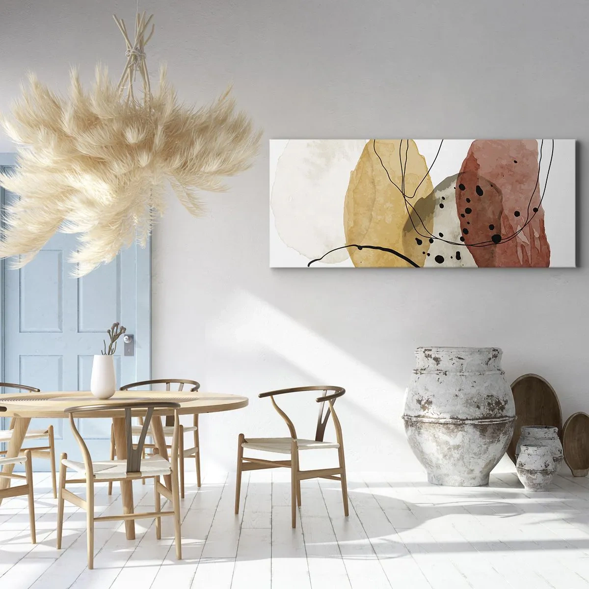 Impression sur toile - Image sur toile - Léger et transparent comme l'air - 100x40 cm