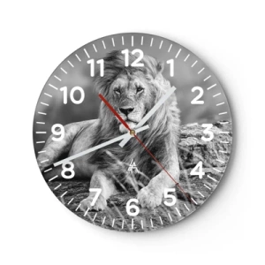 Horloge murale - Pendule murale - Sieste royale - 30x30 cm