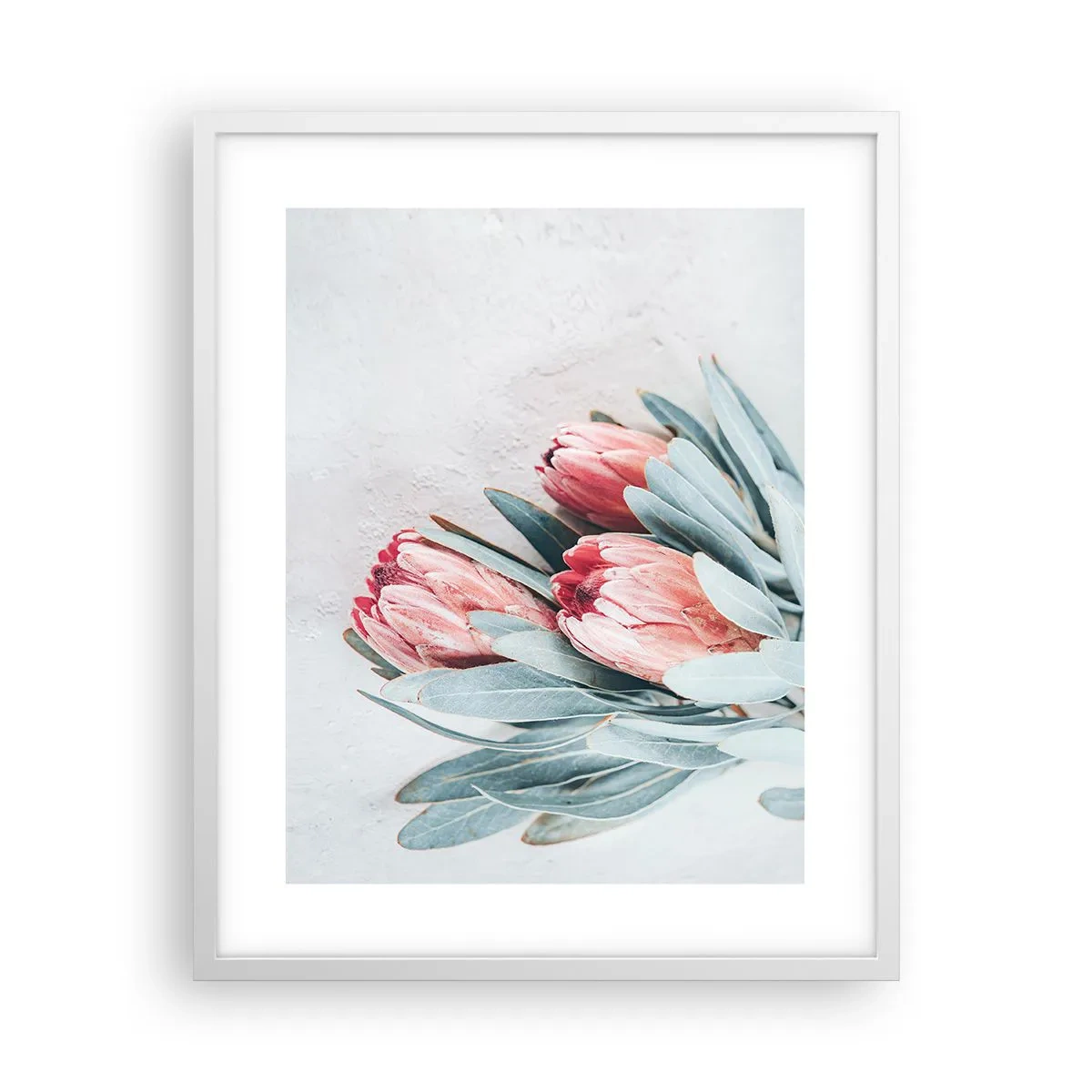 Affiche dans un cadre blanc - Poster - Honte de leur propre beauté - 40x50 cm