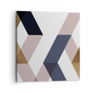 Impression sur toile - Image sur toile - Plats et angles - 70x70 cm