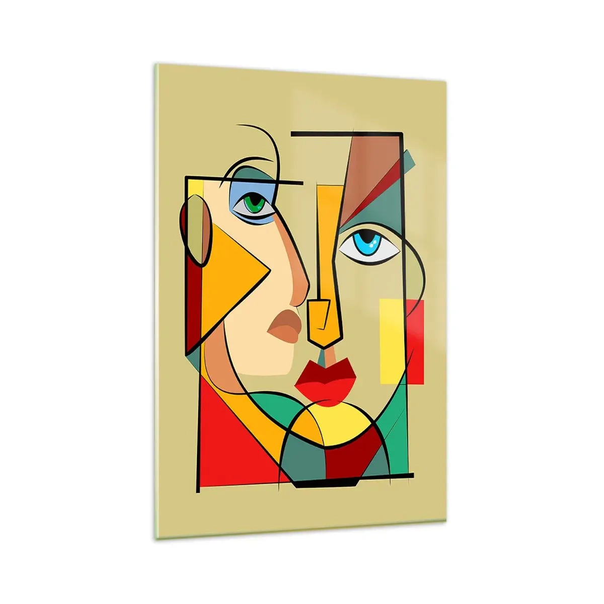 Impression sur verre - Image sur verre - Paire assortie - 80x120 cm