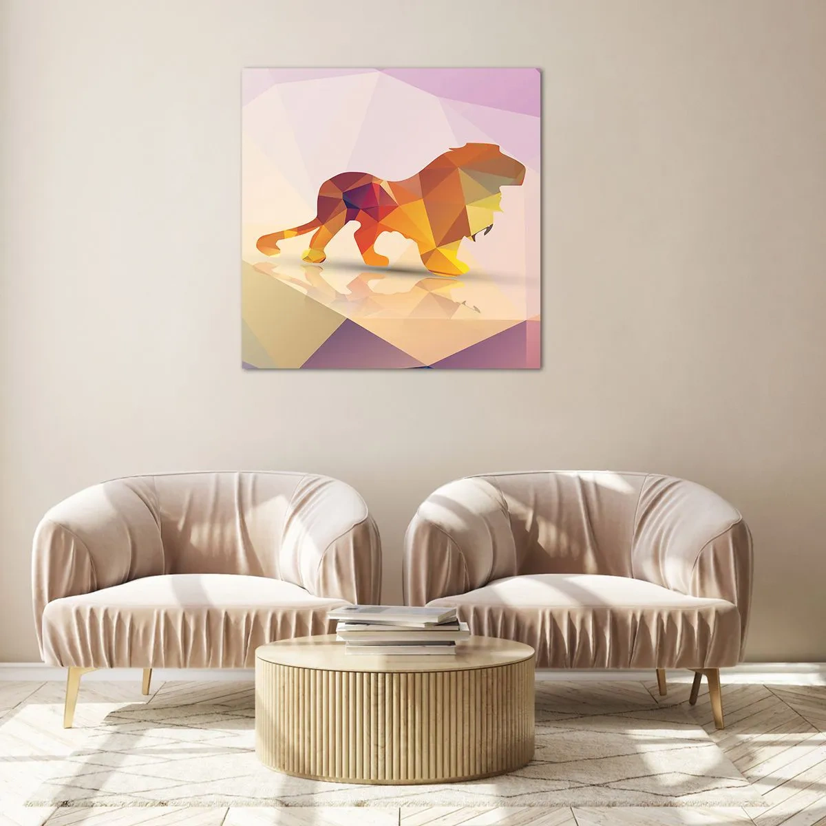 Impression sur verre - Image sur verre - Le roi du diamant - 40x40 cm