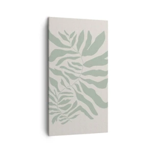 Impression sur toile - Image sur toile - Brindille d'émeraude - 45x80 cm