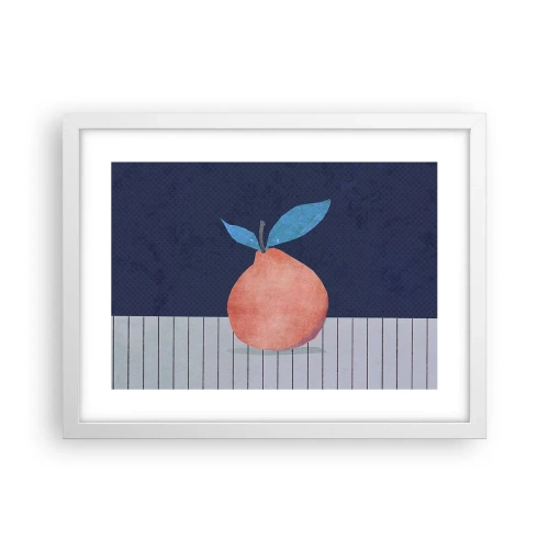 Affiche dans un cadre blanc - Poster - Convexité et plan - 40x30 cm