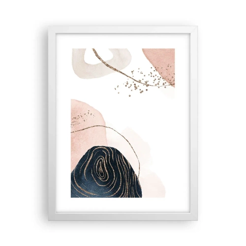 Affiche dans un cadre blanc - Poster - Tout coule - 30x40 cm
