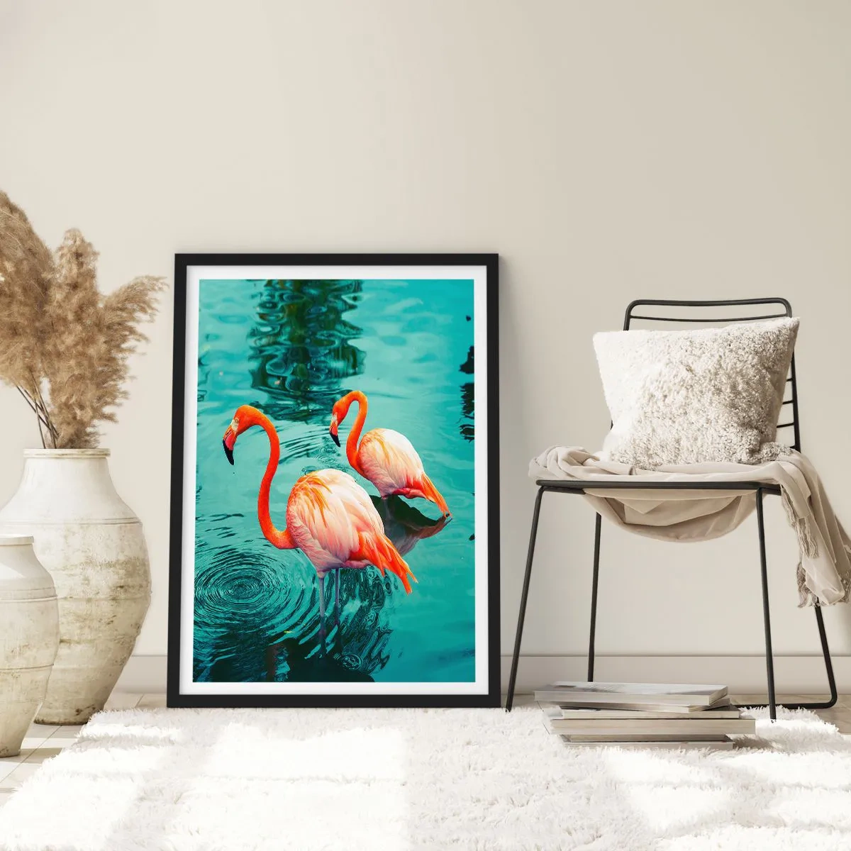 Affiche dans un cadre noir - Poster - Nous sommes à la mode maintenant - 70x100 cm