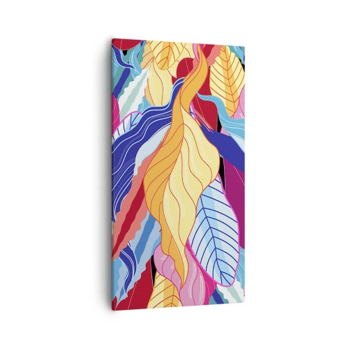 Impression sur toile - Image sur toile - Un désordre coloré - 55x100 cm