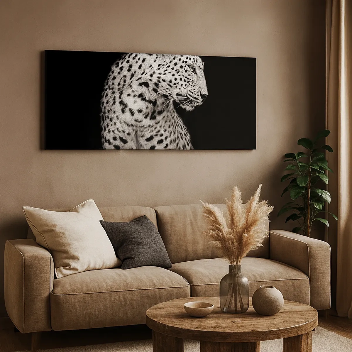 Impression sur toile - Image sur toile - Presque un profil parfait! - 30x30 cm