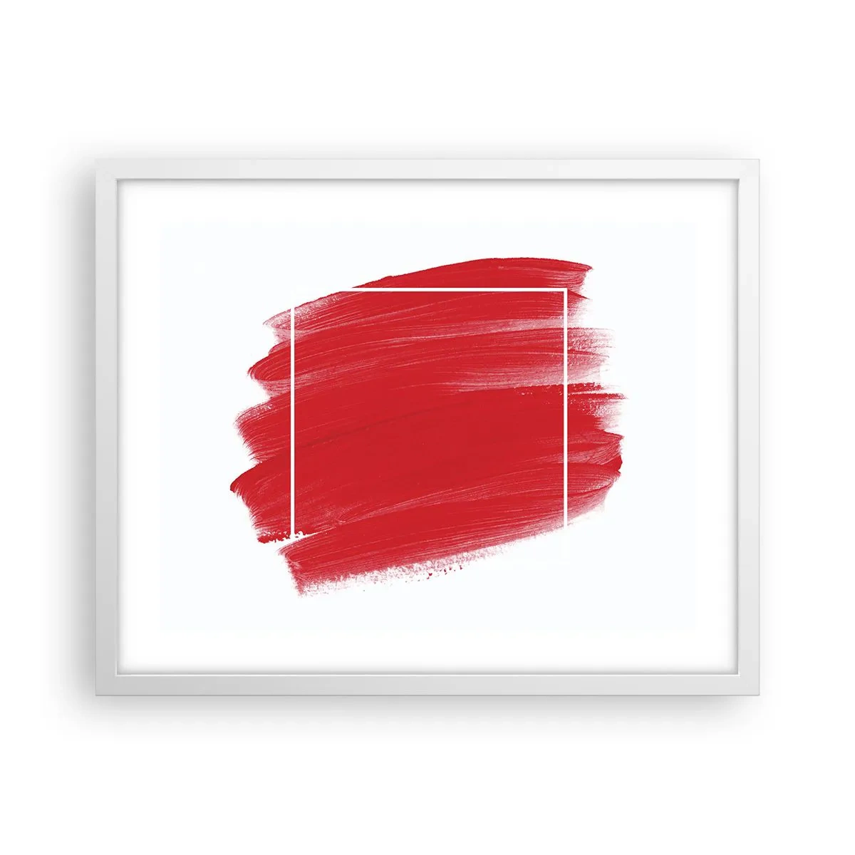 Affiche dans un cadre blanc - Poster - En dehors du cadre - 50x40 cm