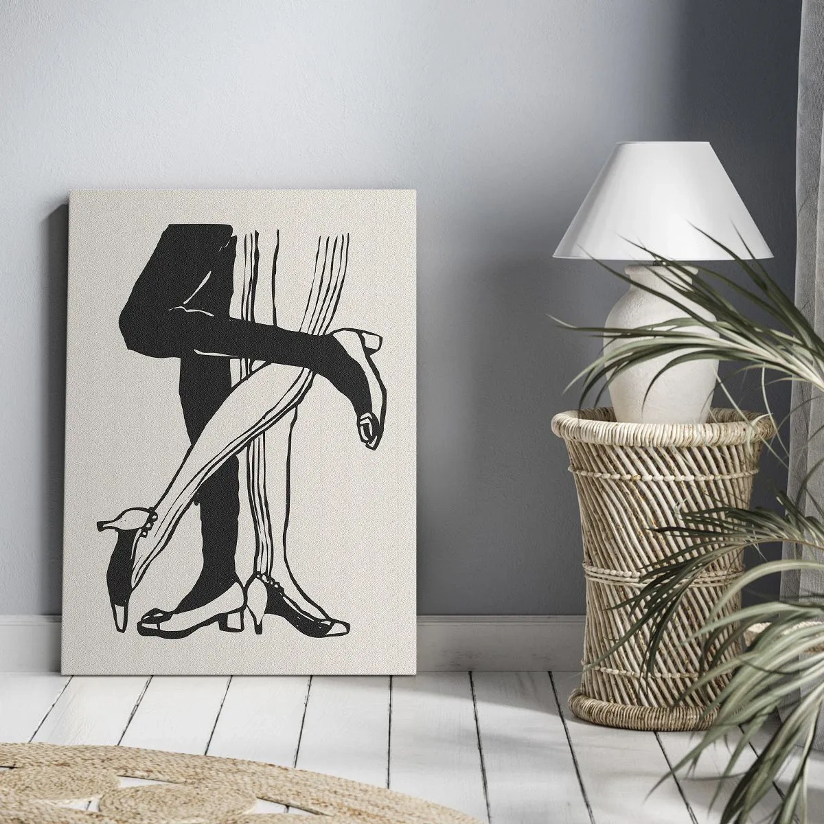 Impression sur toile - Image sur toile - Attribut féminin - 65x120 cm