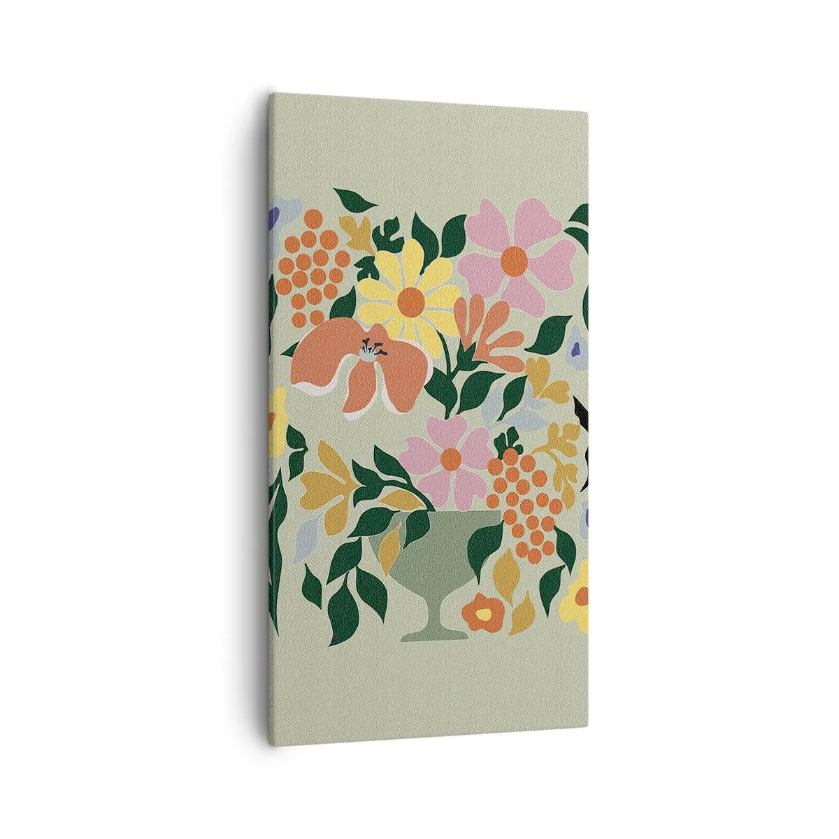 Impression sur toile - Image sur toile - Un bouquet plein de vie - 55x100 cm