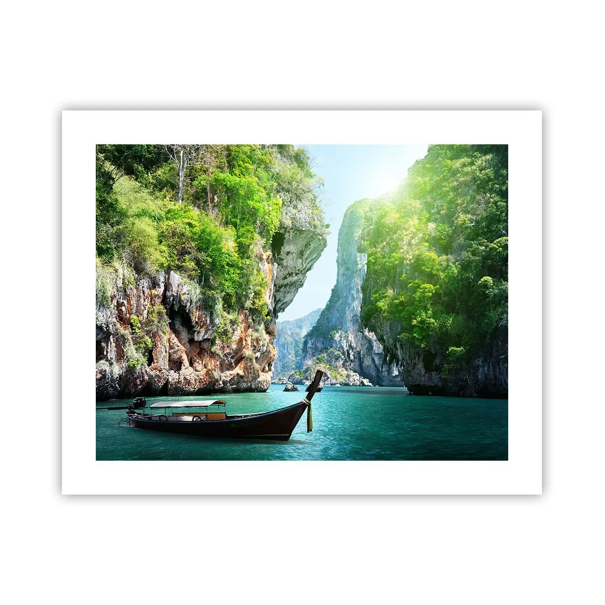 Affiche - Poster - Une invitation à un voyage exotique - 50x40 cm