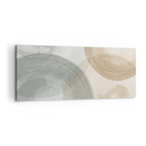 Impression sur toile - Image sur toile - Mondes pénétrants - 100x40 cm