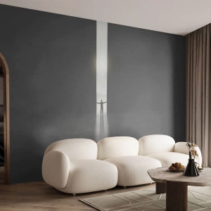 Papier Peint Photo Standard Eco - Étape vers un avenir radieux - Abstraction, Homme, Morceau - 500x350 cm