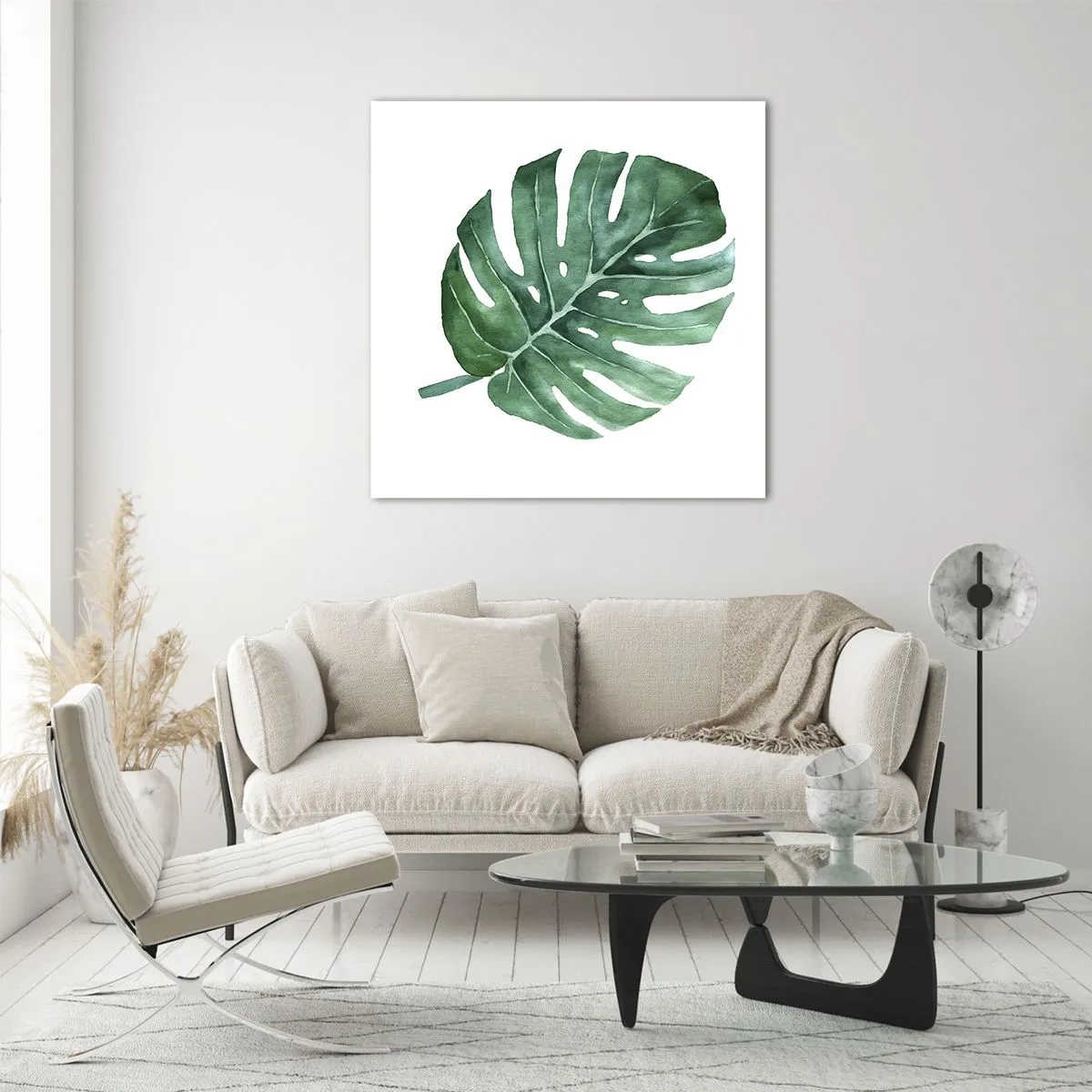 Impression sur verre - Image sur verre - Concept vert - 60x60 cm