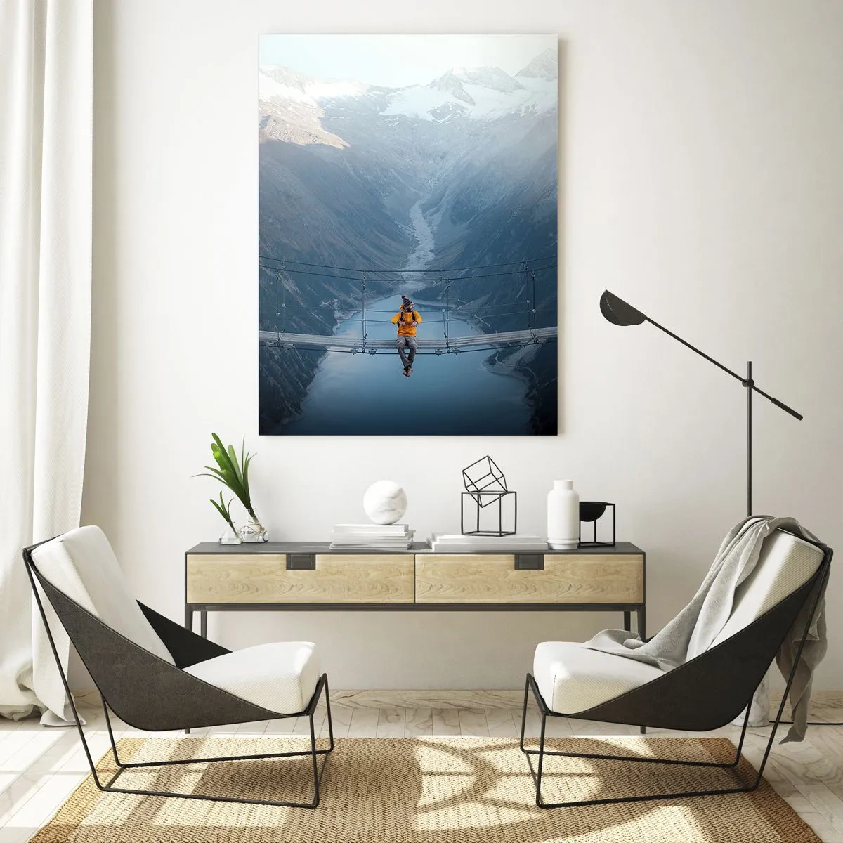 Impression sur verre - Image sur verre - Ravi de la suspension - 80x120 cm