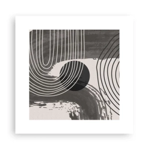 Affiche - Poster - L'ovale gagne - 30x30 cm