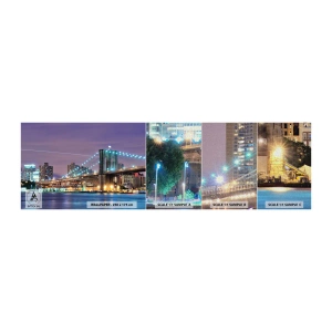 Échantillon de Papier Peint Premium Canvas - Depuis de nombreuses années le pont de Brooklyn - Ville, New York, le pont de Brooklyn - 100x30 cm