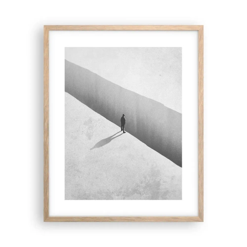 Affiche dans un chêne clair - Poster - Un objectif clair - 40x50 cm