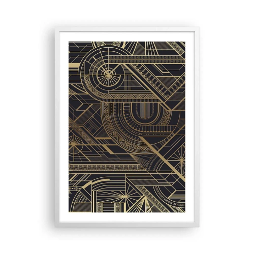 Affiche dans un cadre blanc - Poster - Concept, idée, plan - 50x70 cm