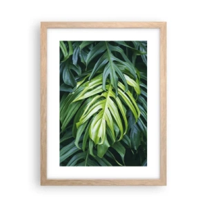 Affiche dans un chêne clair - Poster - Immergez-vous dans la fraîcheur - 30x40 cm