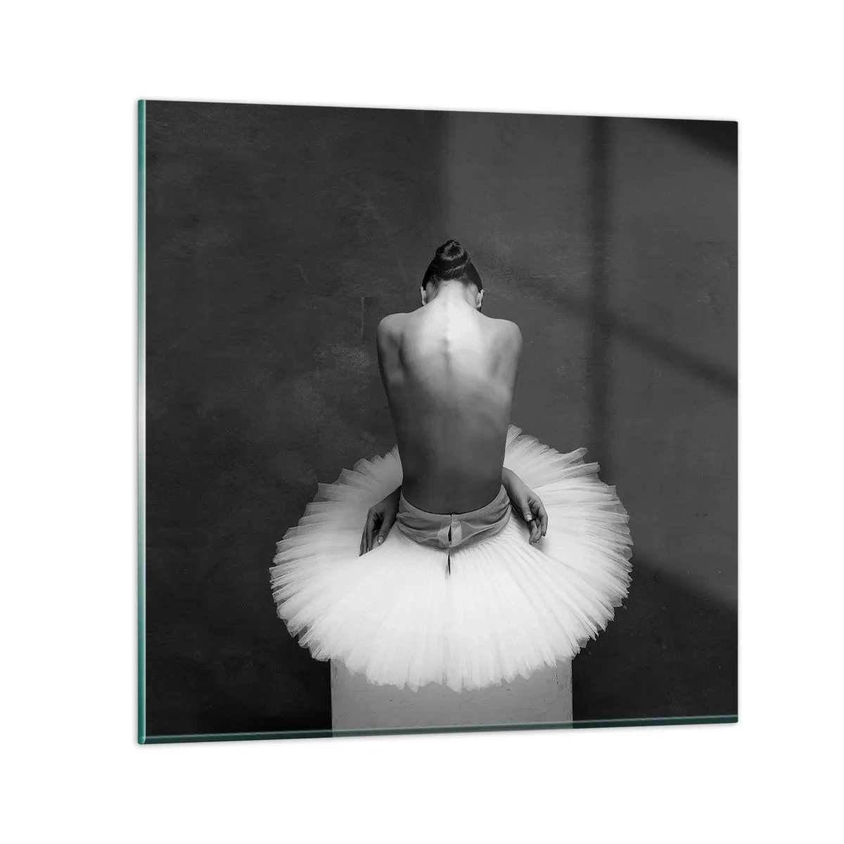 Impression sur verre - Image sur verre - C'est justement en train de fleurir - 60x60 cm