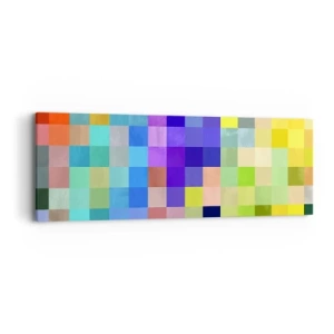 Impression sur toile - Image sur toile - Tous différents, tous égaux - 90x30 cm